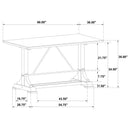 Aldrich 5 Pc Counter Height Dining Set