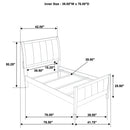 Wilkes 4 & 5 Piece E.King, Queen, Twin, & Full Bedroom Set