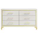 Lucia 4 & 5 Piece Bedroom Set King & Queen Beige & Grey