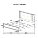 Marmore 4 & 5 Pc E.king, Cal.king, & Queen Bedroom Set