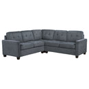 Georgina 5 Pc Stationary Sectionals Grey