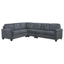 Georgina 4-piece Upholstered Modular Sectional Sofa Beige