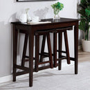 Elinor Bar Table Set Cherry & Green