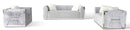 Galaxy Home Contempo Chair in Silver GHF-808857618122 - Winder Mattress & Furniture