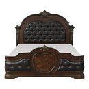 Antoinetta Queen Panel Bed in Warm Cherry 1919-1*