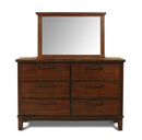 CAGNEY MIRROR - CHESTNUT - Winder Mattress & Furniture