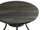 CRISPIN 48" ROUND DINING TABLE-SMOKE - Winder Mattress & Furniture