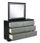 LUXOR MIRROR-BLACK/SILVER - Winder Mattress & Furniture