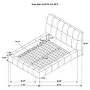 Nollet Panel Platform Bed