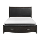Lyric King Sleigh Storage Bed in Brownish Gray 1737KNGY-1EK