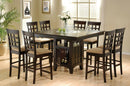 Gabriel 7-piece Square Counter Height Dining Set Cappuccino