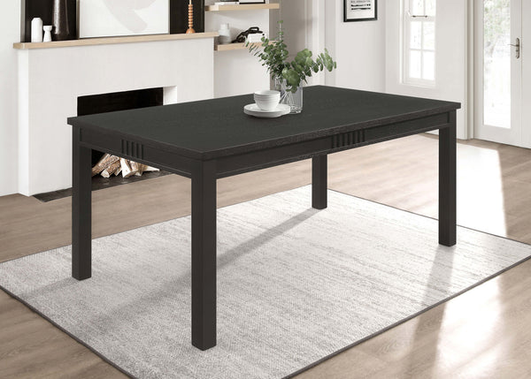 Marbrisa Rectangular Dining Table Matte Black image