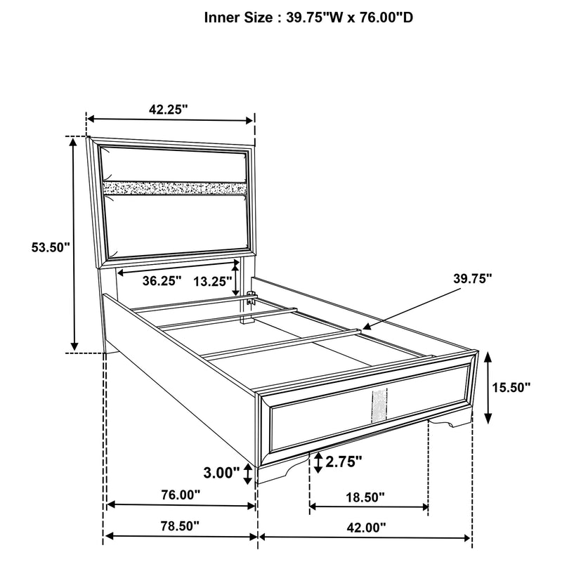 Miranda 4 Pc Bedroom Set