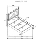 Cassia Panel Bed with LED Lighting