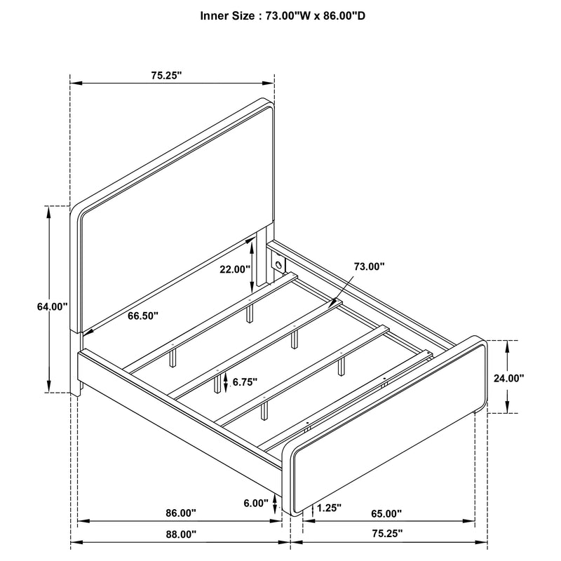 Anastasia California King Bed