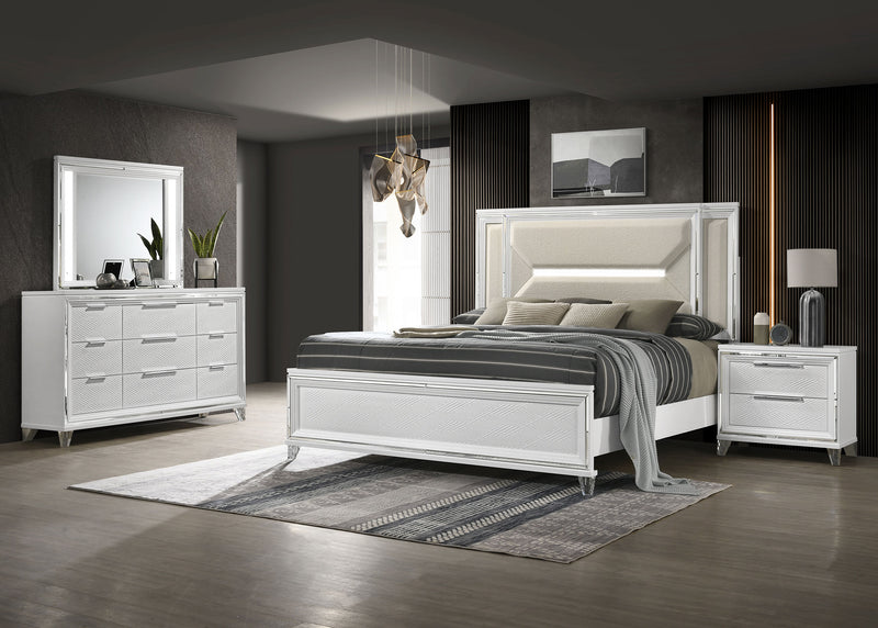 Marmore 4 & 5 Pc E.king, Cal.king, & Queen Bedroom Set