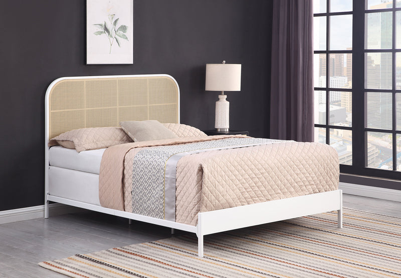 Amherst Eastern King, Queen, Full, & Twin Bed White & Black