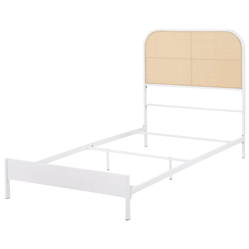 Amherst Eastern King, Queen, Full, & Twin Bed White & Black