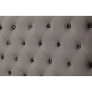 Cayla Cal.King, E.King, & Queen Bed Silver & Grey