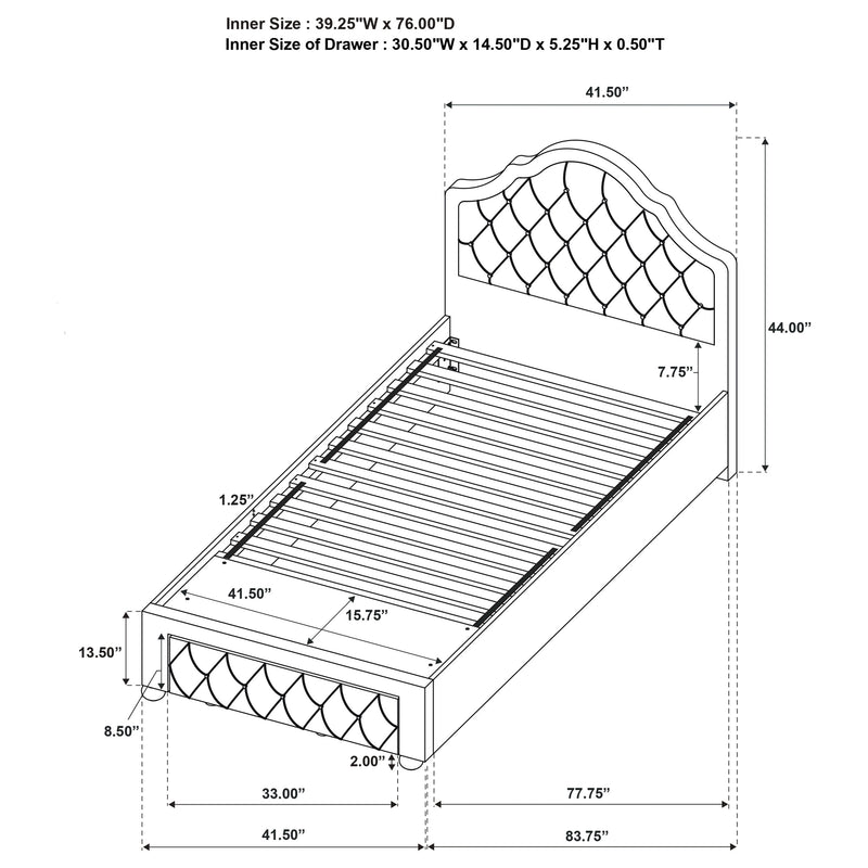 Ashleigh Full & Twin Bed