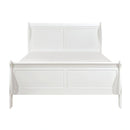 Mayville Full Sleigh Bed in White 2147FW-1