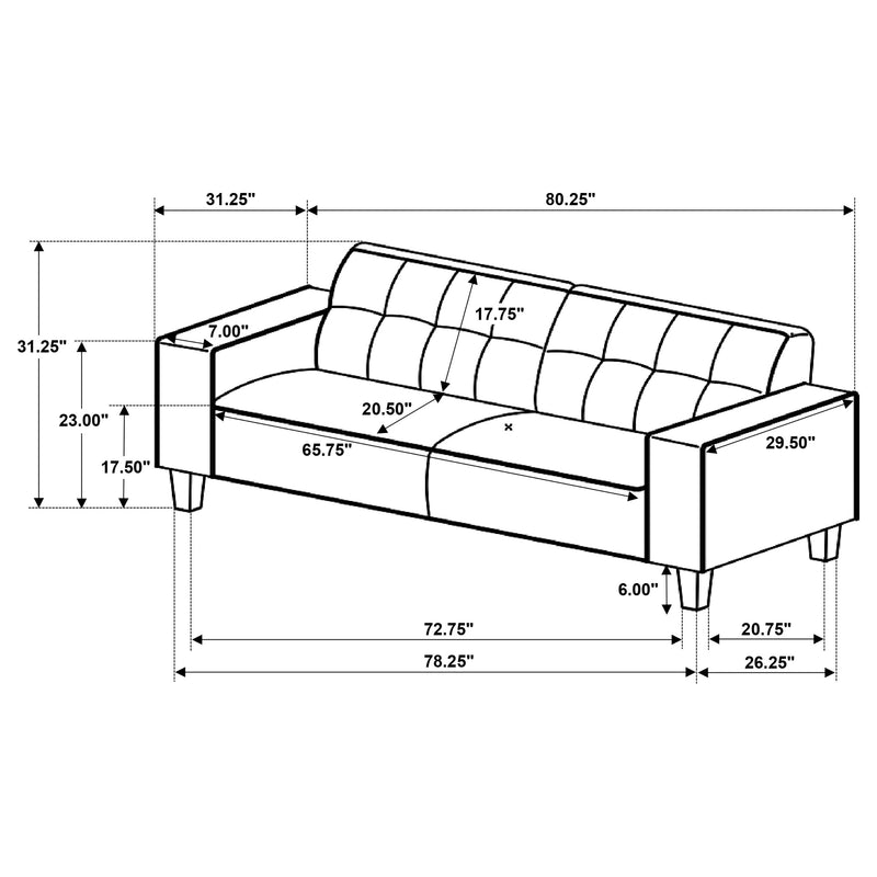 Deerhurst Stationary Sofa