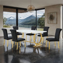 Holbaek 5 Pc 80" Dining Table Set