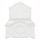 Lucida Twin Panel Bed in White 2039TW-1*