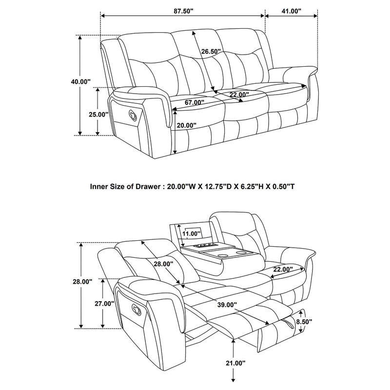 Conrad Reclining Sofa