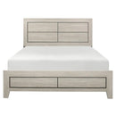 Quinby King Panel Bed in Light Brown 1525K-1EK