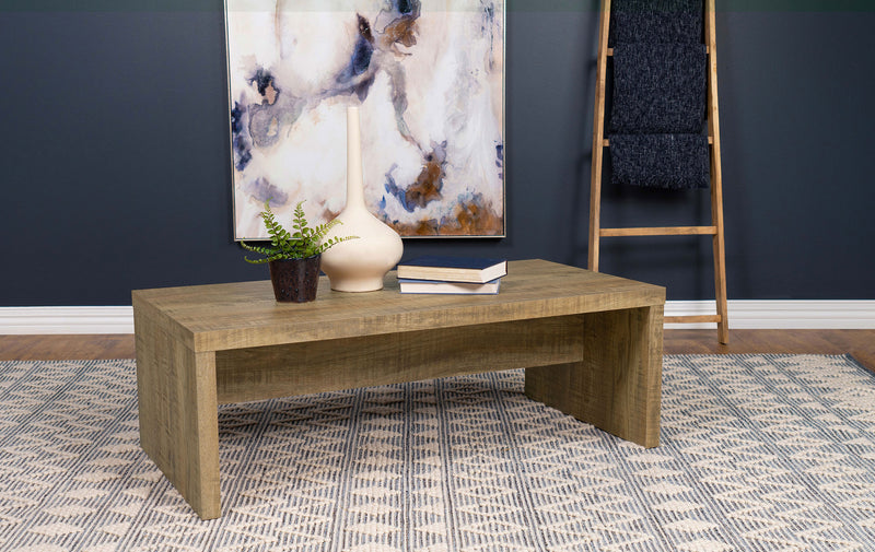 Lynette Rectangular Engineered Wood Coffee Table Mango image