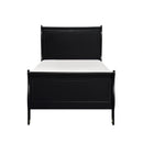 Mayville Twin Sleigh Bed in Black 2147TBK-1