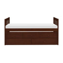 Rowe Twin/Twin Trundle Bed w/ Two Storage Drawers in Dark Cherry B2013PRDC-1*