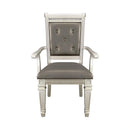 Bevelle Arm Chair in Silver (Set of 2) 1958A