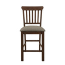 Schleiger Counter Height Chair in Dark Brown (Set of 2)