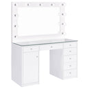 Acena Makeup Vanity Table with LED Mirror