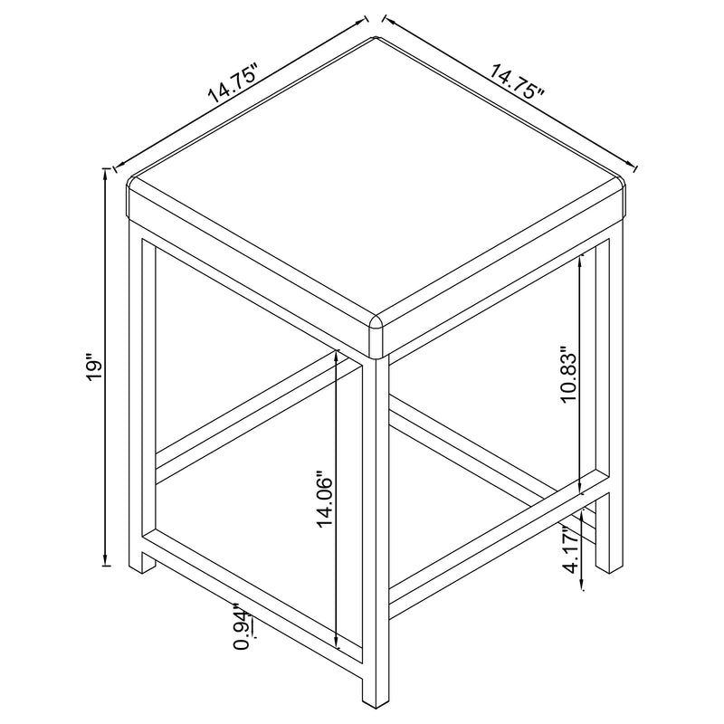 Afshan Vanity Stool