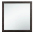 Miter Mirror in Rustin Mahogany & Dark Ebony 1762-6