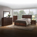 Oberreit Walnut Queen Bed - Winder Mattress & Furniture