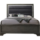 Acme Furniture Carine II Queen Panel Bed in Gray 26260Q - Winder Mattress & Furniture