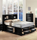 Acme Ireland Queen Storage Bed in Black 21610Q - Winder Mattress & Furniture