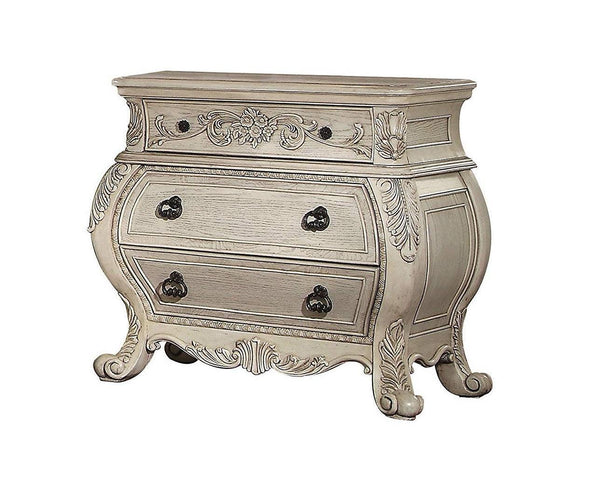 Acme Ragenardus Nightstand in Antique White 27013 image