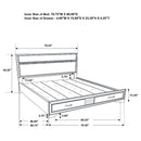 Miranda Panel Platform Storage Bed
