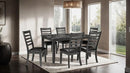 Adia 7 Pc Dinning Table Set Grey & Brown - Winder Mattress & Furniture
