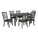 Adia 7 Pc Dinning Table Set Grey & Brown - Winder Mattress & Furniture
