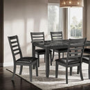Adia 7 Pc Dinning Table Set Grey & Brown - Winder Mattress & Furniture