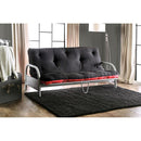 Aksel Black/Red Futon Mattress, Black, Red & Gray - Winder Mattress & Furniture