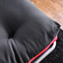 Aksel Black/Red Futon Mattress, Black, Red & Gray - Winder Mattress & Furniture