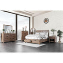 Wynton Weathered Light Oak Mirror - Winder Mattress & Furniture