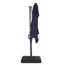 Xico 8 Ft Square Umbrella w/ Double Top w/ LED Light + 37" Large Base - Winder Mattress & Furniture